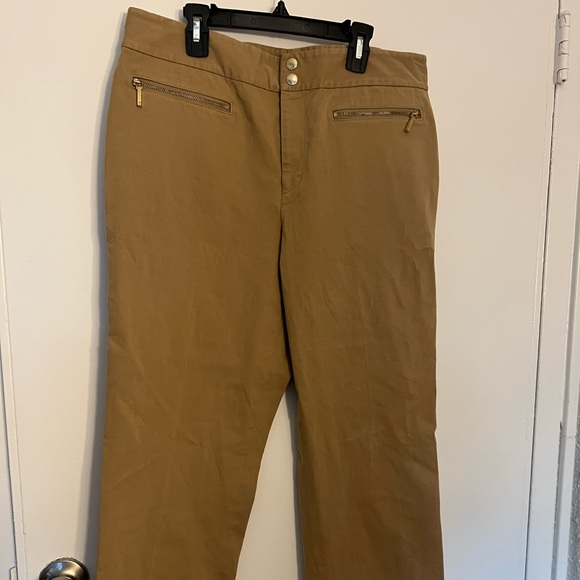 Ralph Lauren khaki pants size 12p - Picture 2 of 5